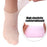 1 Pair Silicone Gel Heel Pad Socks For Pain Relief And Anti Crack Heels
