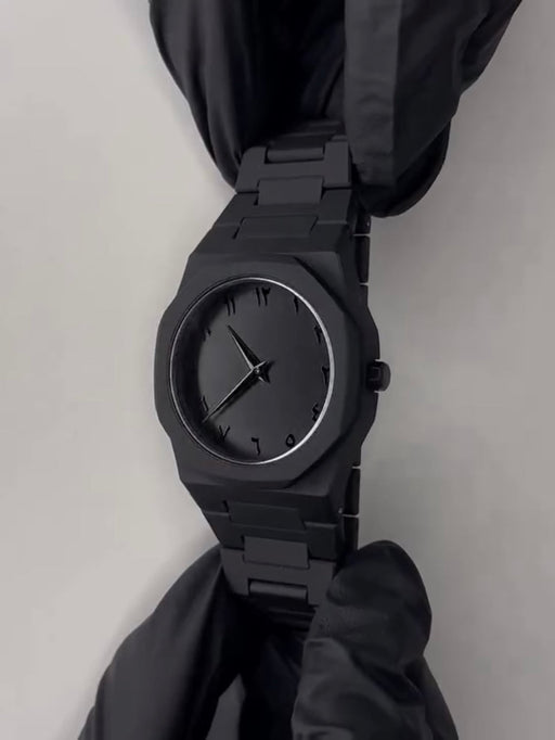 Black Arabic Aura Watch