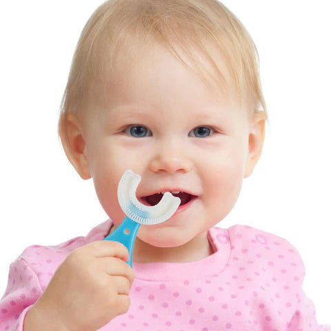 U-Shaped Silicone Baby Toothbrush