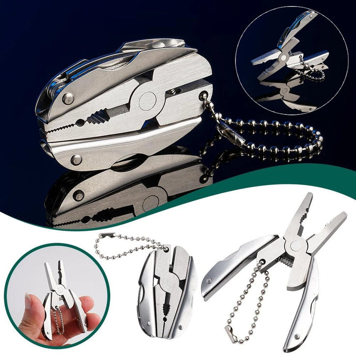 7 in 1 Stainless Steel Key Chain Pliers