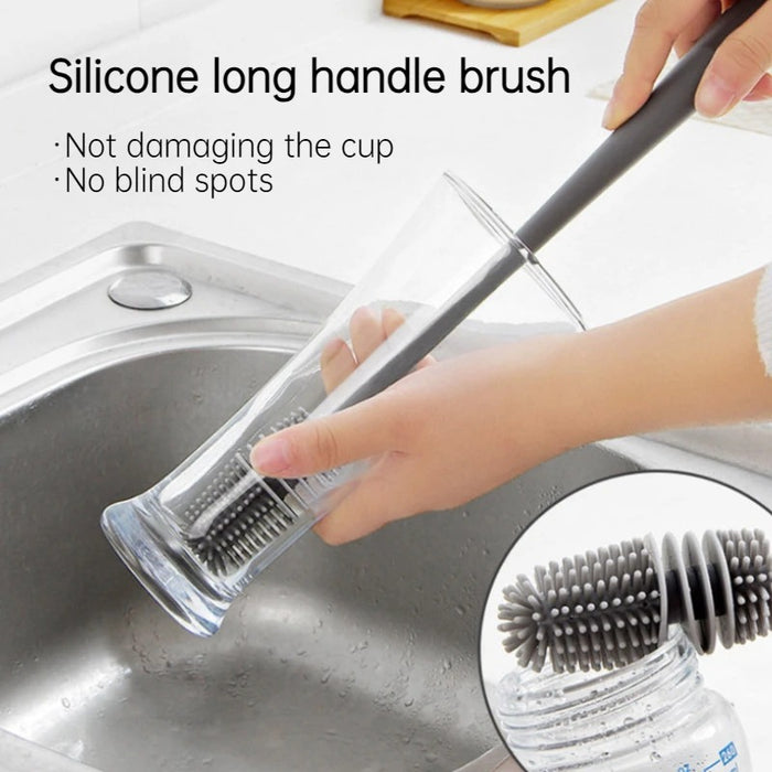 1 Pc Silicone Long Cleaning Brush