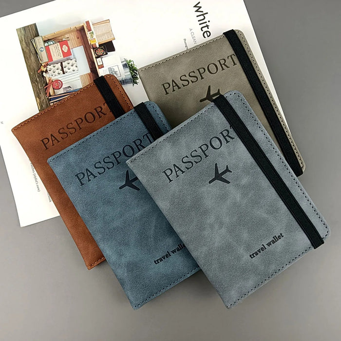 Leather Travel Passport Holder