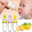 Silicone Baby Feeding Bottle With Spoon