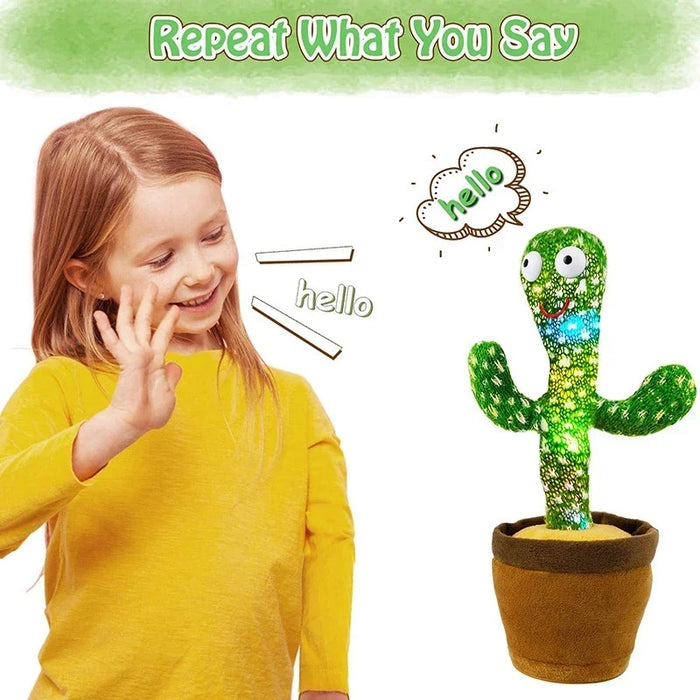 Cute Talking & Dancing Cactus Toy for Kids