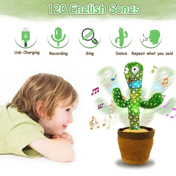 Cute Talking & Dancing Cactus Toy for Kids