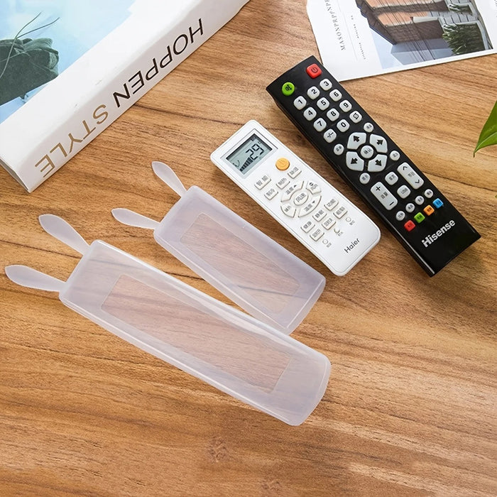 2 Pcs Silicone Remote Control Cover with Rabbit Ears