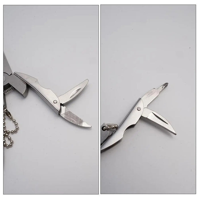 7 in 1 Stainless Steel Key Chain Pliers