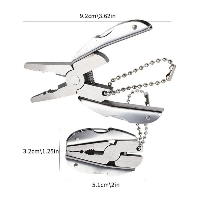 7 in 1 Stainless Steel Key Chain Pliers