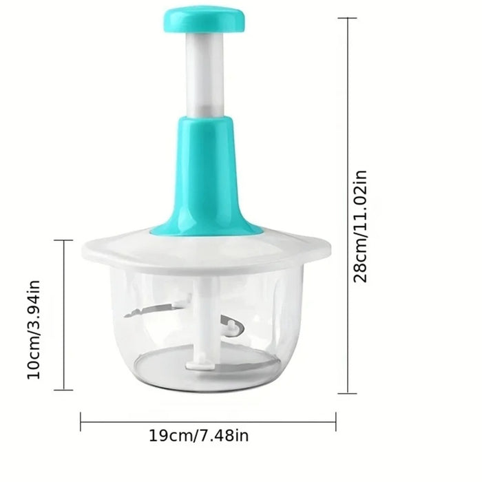 Manual Hand Push Chopper For Vegetables & Meat